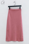 SWAYING 24 Autumn and Winter Wrap-around Wool A-line Skirt SW-SW24AW3B08-FEN Pink SW24AW3B09 SW24AW3B08